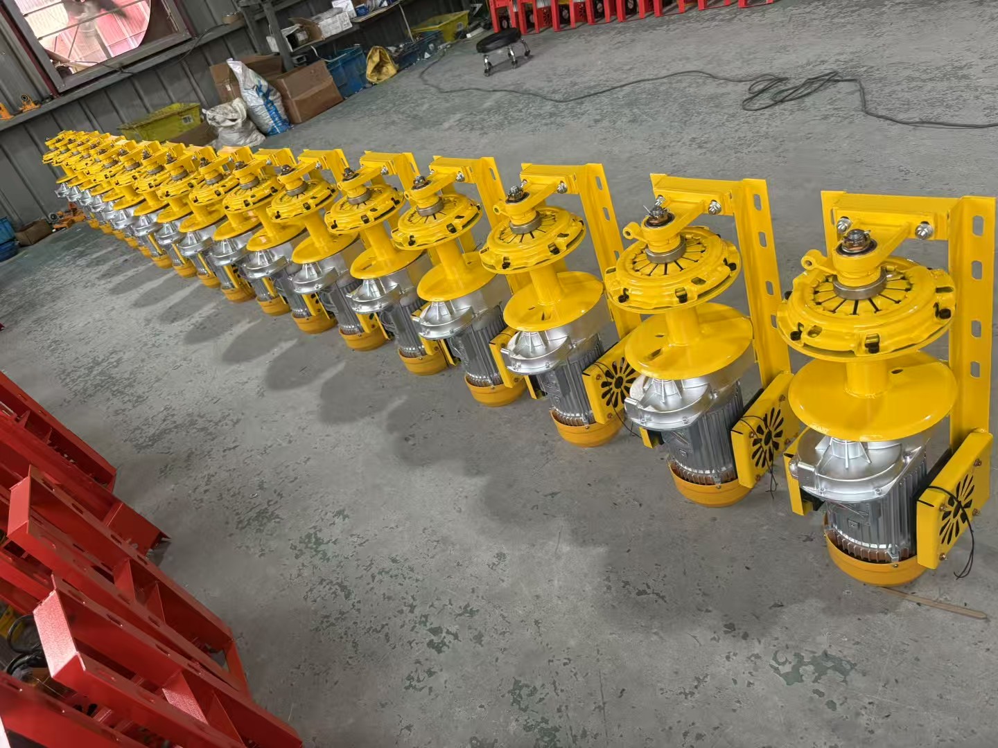 Clutch winch workshop production line
