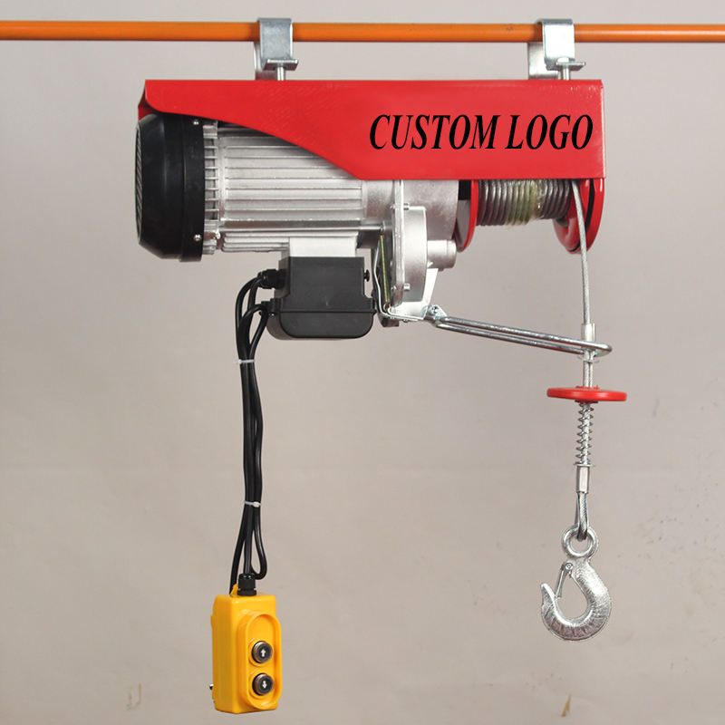 Micro electric hoist installed on beam
